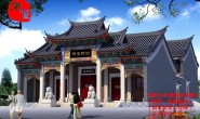 农村小型祠堂设计效果图,新式现代祠堂大门设计效果图纸方案